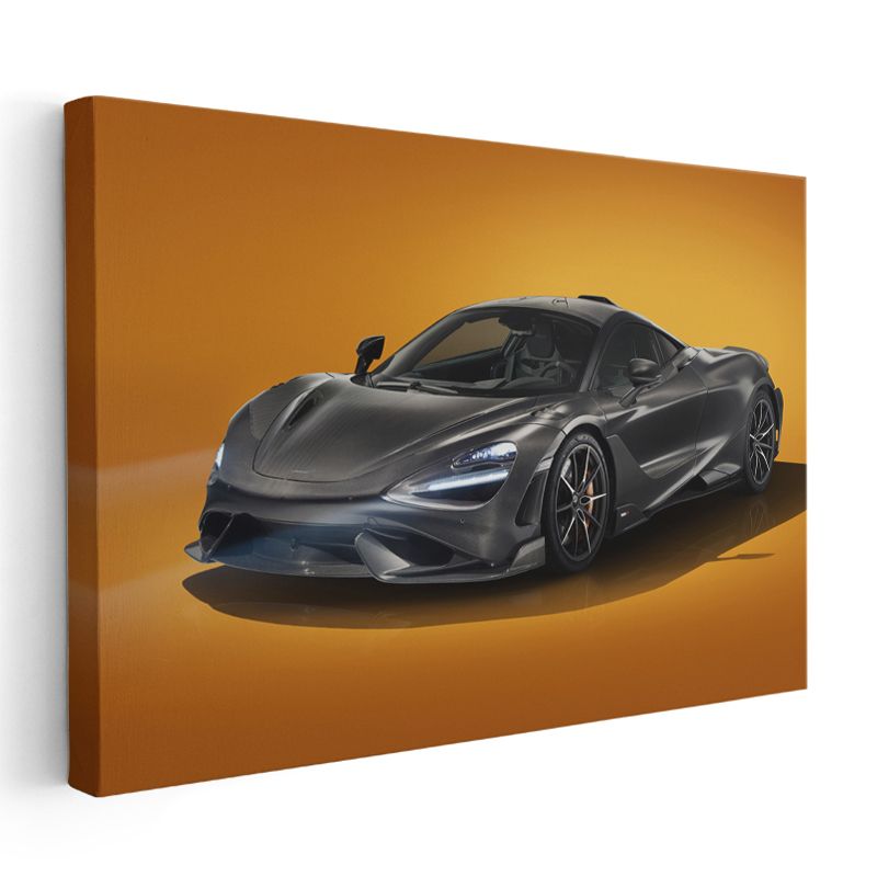 McLaren 720S - Karbon Fiber Gövdeli Premium Süper Otomobil Kanvas Tablo