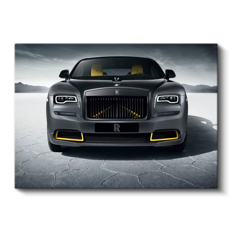 Rolls-Royce Wraith - Tuz Gölü Manzaralı Lüks Sedan Kanvas Tablo