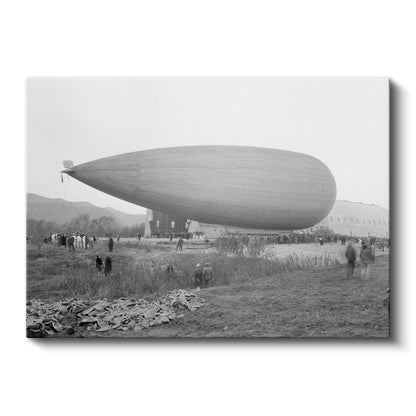 Zeplin - Tarihi Hava Gemisi Kanvas Tablo