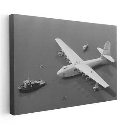 Hughes H-4 Hercules - Efsanevi Deniz Uçağı Kanvas Tablo