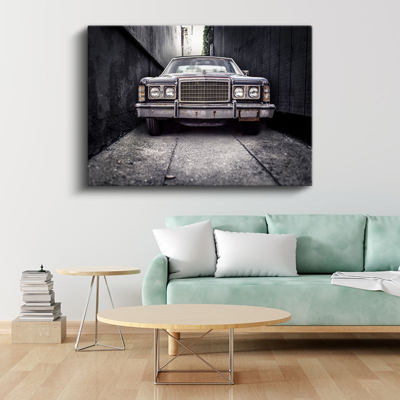 Ford LTD - Dar Sokakta Klasik Amerikan Sedan Kanvas Tablo
