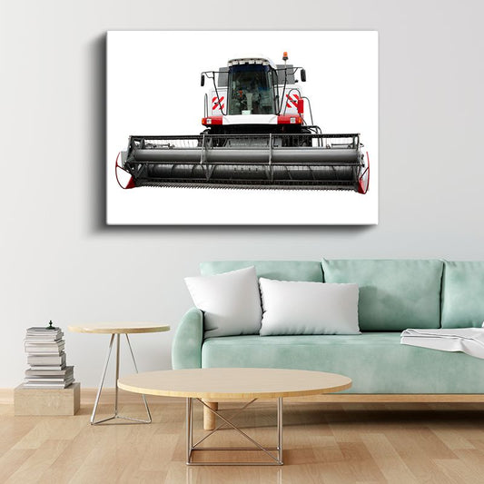 Biçerdöver - Modern Tarım Makinesi Kanvas Tablo