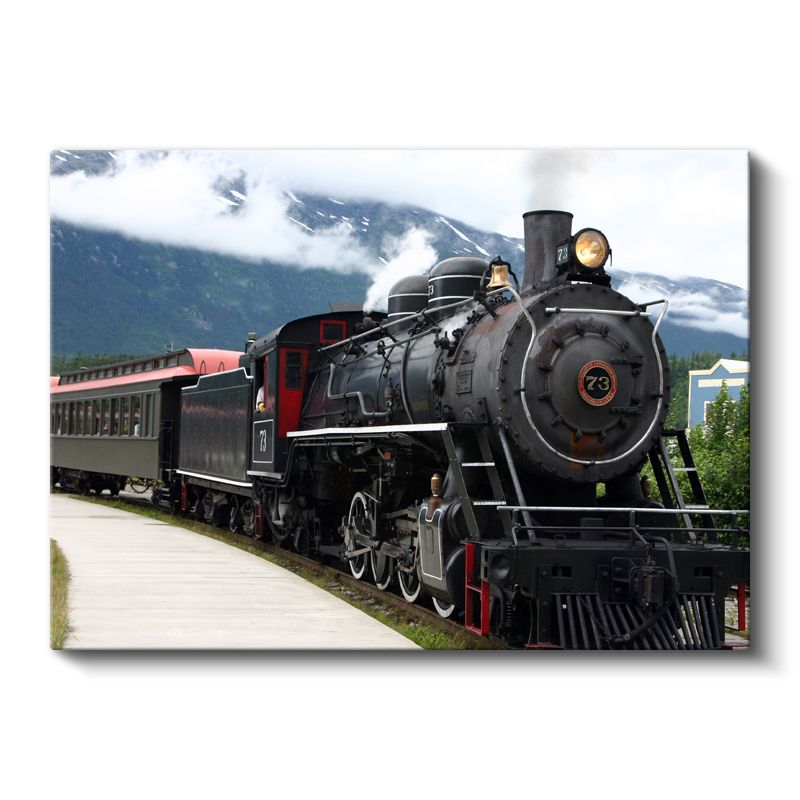 Buharlı Lokomotif Z3 - Klasik Demiryolu Taşıtı Kanvas Tablo