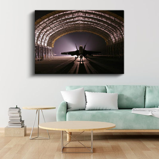 F/A-18 Süper Hornet - Askeri Savaş Uçağı Kanvas Tablo