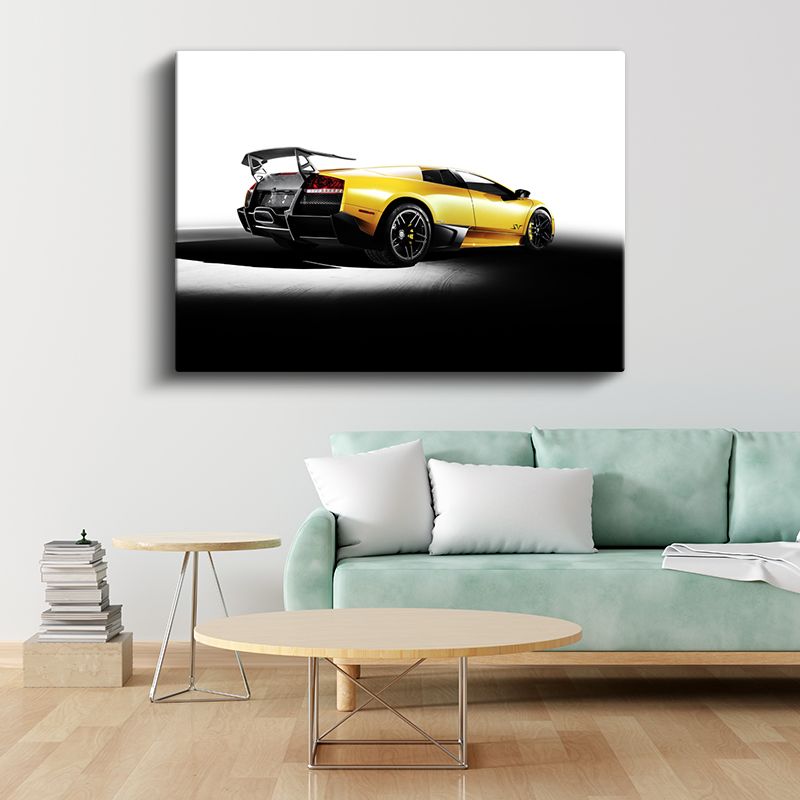 Lamborghini Murcielago SV - Arka Görünüm Spor Otomobil Kanvas Tablo