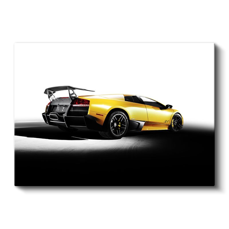 Lamborghini Murcielago SV - Arka Görünüm Spor Otomobil Kanvas Tablo