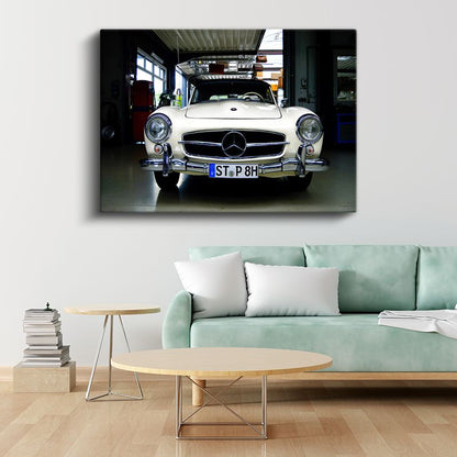 Mercedes Klasik - Zarif Alman Mühendisliği Kanvas Tablo