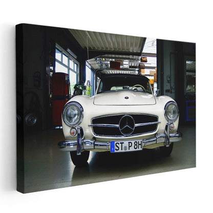 Mercedes Klasik - Zarif Alman Mühendisliği Kanvas Tablo