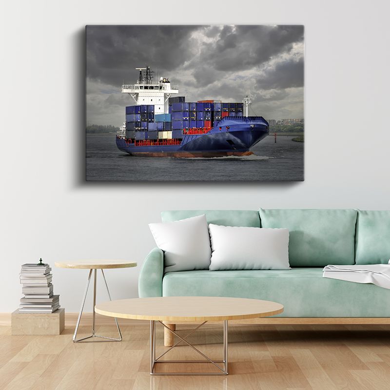 Konteyner Gemisi - Okyanus Taşımacılığının Güçlü Temsilcisi Kanvas Tablo