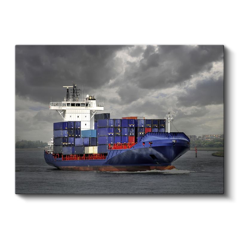 Konteyner Gemisi - Okyanus Taşımacılığının Güçlü Temsilcisi Kanvas Tablo