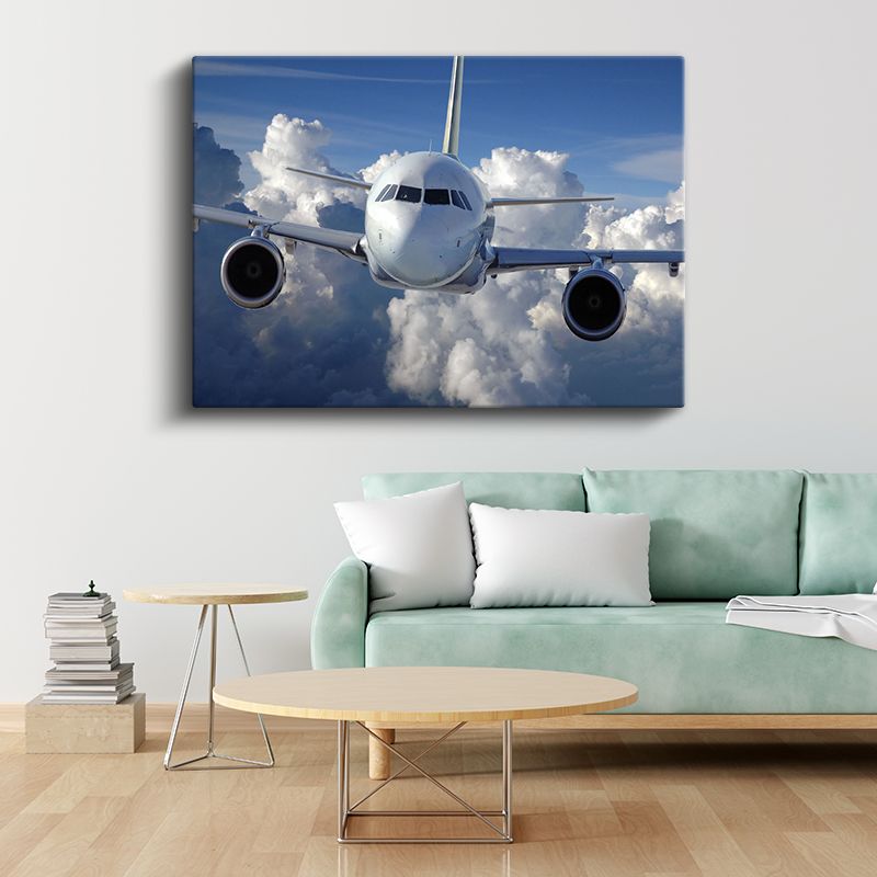Yolcu Uçağı - Gökyüzünün Zarif Hakimi Kanvas Tablo