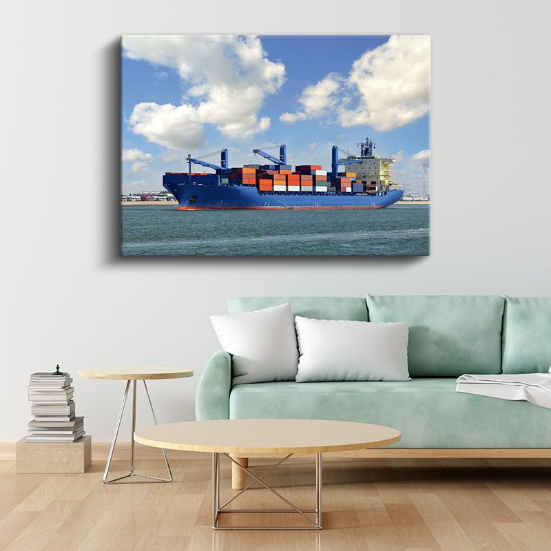 Konteyner Gemisi - Uluslararası Ticaretin Deniz Devi Kanvas Tablo
