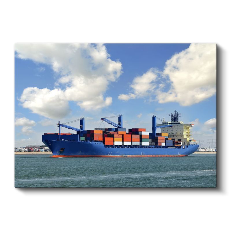 Konteyner Gemisi - Uluslararası Ticaretin Deniz Devi Kanvas Tablo