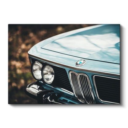 BMW Klasik - Vintage Alman Otomobil Ön Detay Kanvas Tablo
