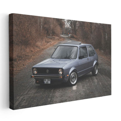 Volkswagen Golf MK1 - Efsanevi Hatchback Kanvas Tablo