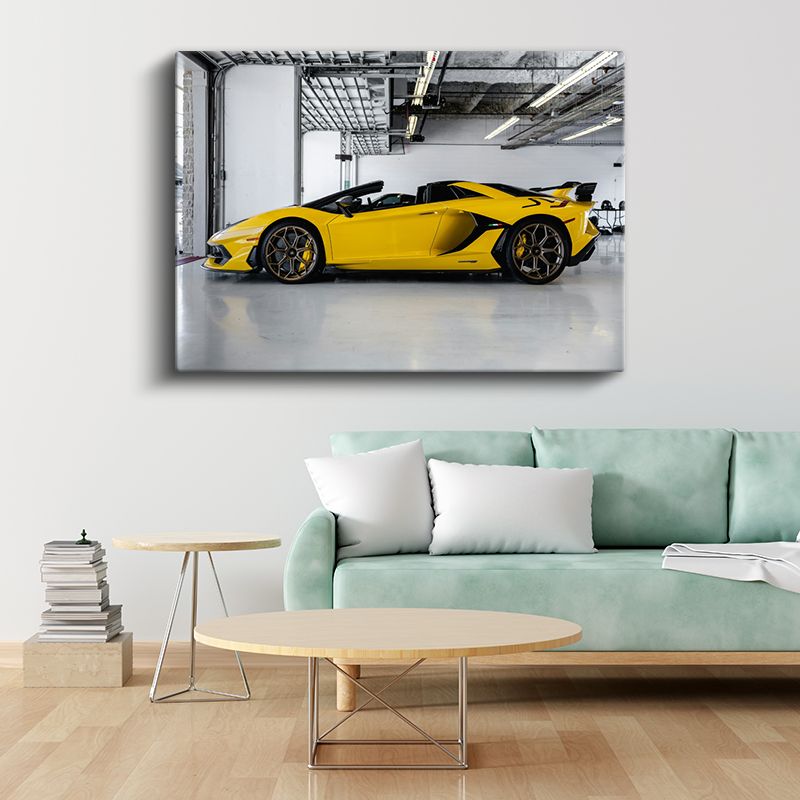Lamborghini Aventador SVJ Roadster - İtalyan Süper Spor Otomobili Kanvas Tablo