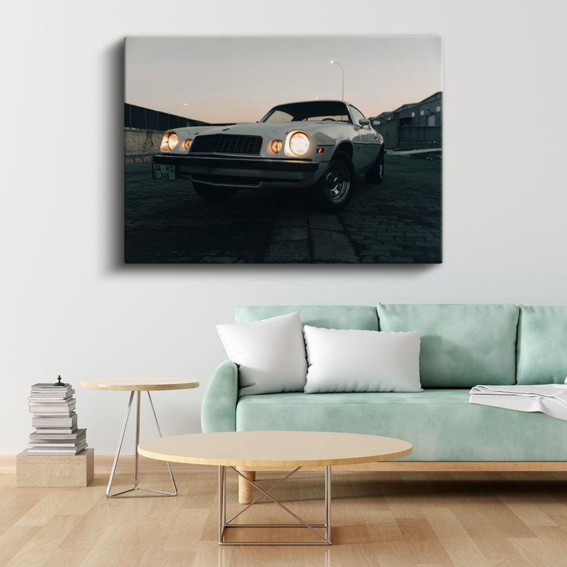Chevrolet Camaro - Klasik Amerikan Muscle Car Kanvas Tablo