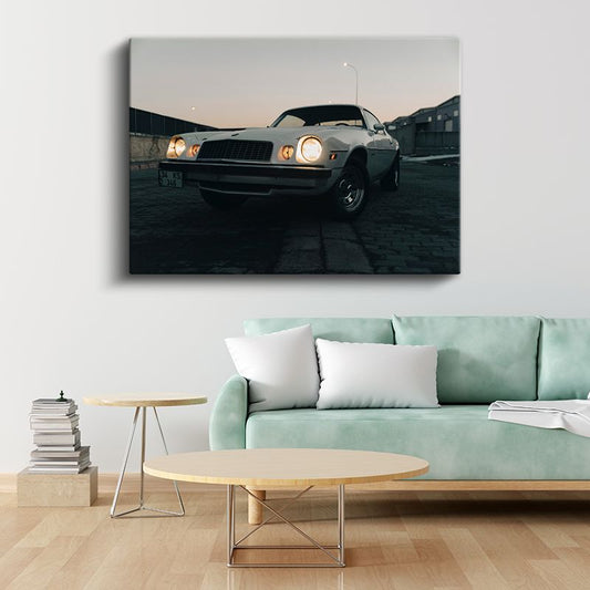 Chevrolet Camaro - Klasik Amerikan Muscle Car Kanvas Tablo