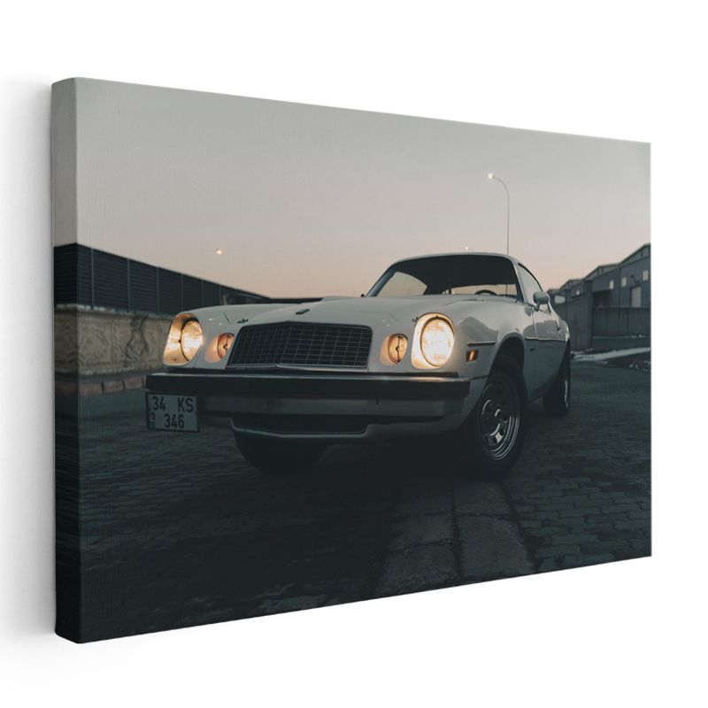Chevrolet Camaro - Klasik Amerikan Muscle Car Kanvas Tablo