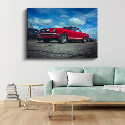 Ford Mustang - Klasik Amerikan Muscle Car Kanvas Tablo
