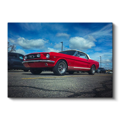 Ford Mustang - Klasik Amerikan Muscle Car Kanvas Tablo