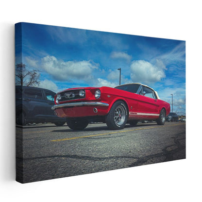Ford Mustang - Klasik Amerikan Muscle Car Kanvas Tablo