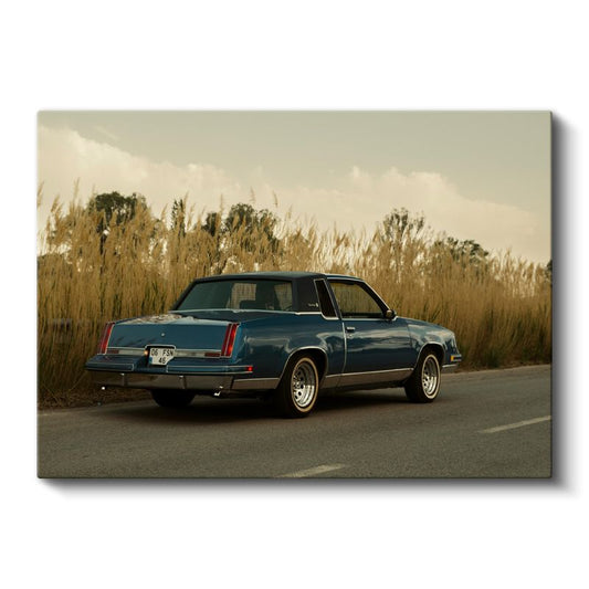 Oldsmobile Cutlass - Klasik Amerikan Kupesi Kanvas Tablo