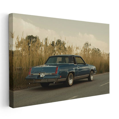 Oldsmobile Cutlass - Klasik Amerikan Kupesi Kanvas Tablo