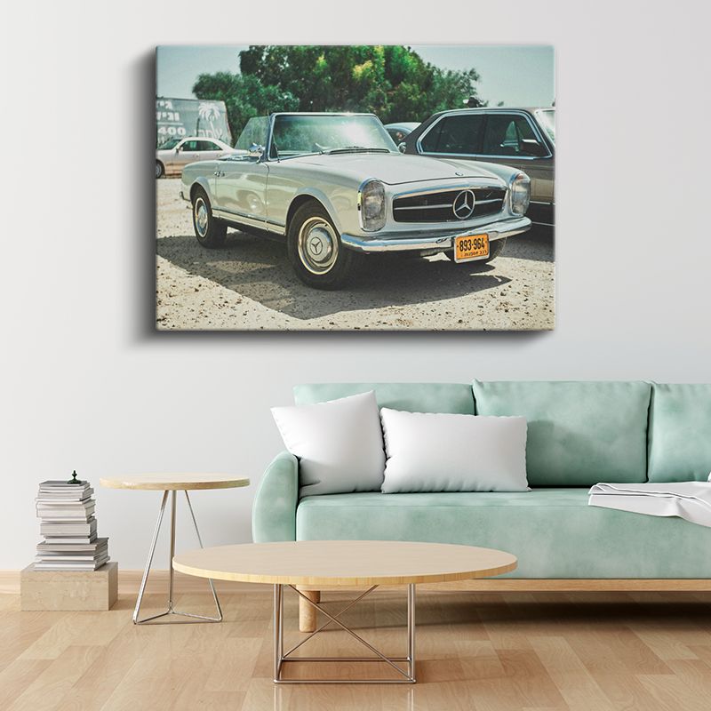 Mercedes-Benz 280SL Pagoda - Klasik Convertible Otomobil Kanvas Tablo