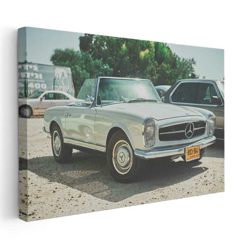 Mercedes-Benz 280SL Pagoda - Klasik Convertible Otomobil Kanvas Tablo
