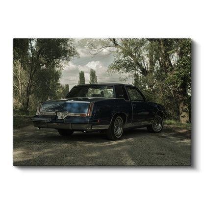 Oldsmobile Cutlass - Klasik Amerikan Coupe Kanvas Tablo