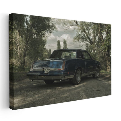 Oldsmobile Cutlass - Klasik Amerikan Coupe Kanvas Tablo