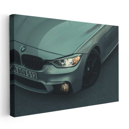 BMW M3 - Ön Farlar Detay Kanvas Tablo