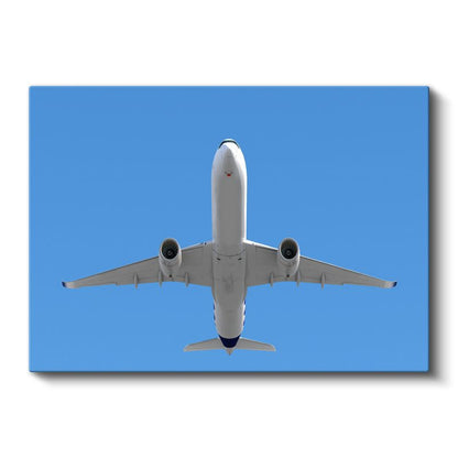 Yolcu Uçağı - Gökyüzünde Yükseliş Kanvas Tablo
