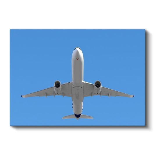 Yolcu Uçağı - Gökyüzünde Yükseliş Kanvas Tablo