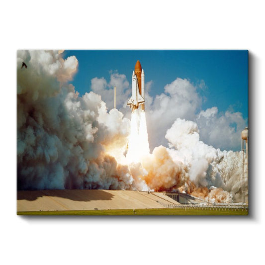 Uzay Gemisi - Fırlatma Anı Kanvas Tablo