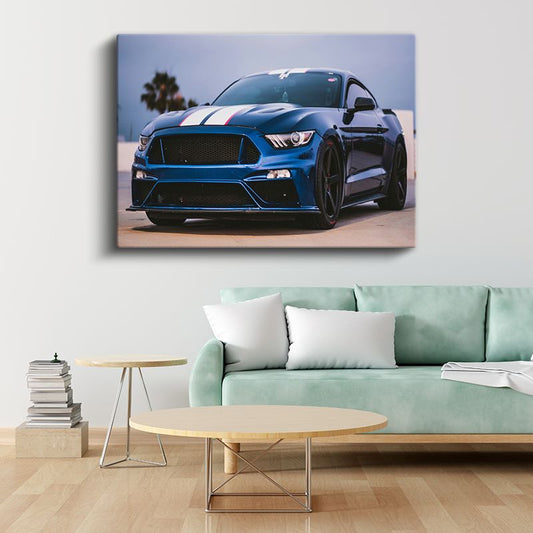 Ford Mustang - Amerikan Muscle Car Kanvas Tablo
