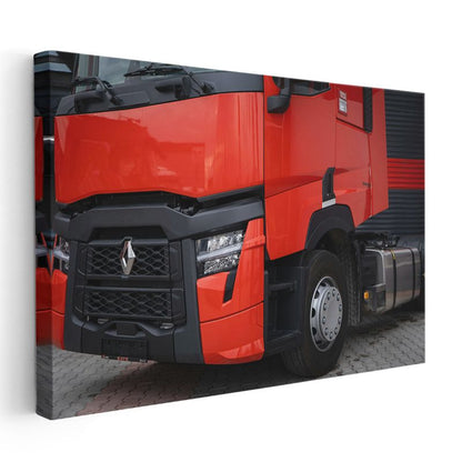 Renault Trucks - Modern Çekici Ön Görünüm Kanvas Tablo