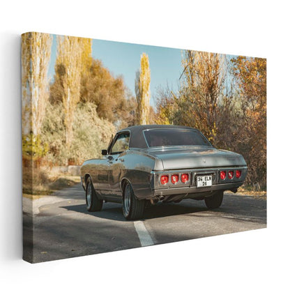 Chevrolet Impala Klasik - Amerikan Muscle Efsanesi Kanvas Tablo