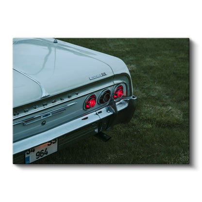 Chevrolet Impala SS - Klasik Amerikan Otomobilinin Arka Detayı Kanvas Tablo