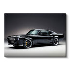 Yatay Kanvas Tablo 1967 GT500 Klasik Amerikan Kası Ford Mustang Tablosu Ev Ofis Duvar Dekoru