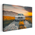 Yatay Kanvas Tablo 1966 Ford Mustang Klasik Kasa Doğa Manzarası Ford Tablosu Ev Ofis Duvar Dekoru
