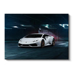 Yatay Kanvas Tablo Lamborghini Huracan Garaj Temalı Spor Araba Lamborghini Tablosu Ev Ofis Dekoru