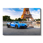 Yatay Kanvas Tablo Bugatti Chiron Pur Sport Eyfel Kulesi Bugatti Tablosu Ev Ofis Duvar Dekoru