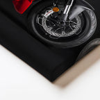 Yatay Kanvas Tablo Ducati Diavel 1260 Kaslı İtalyan Cruiser Motosiklet Tablosu Ev Ofis Duvar Dekoru