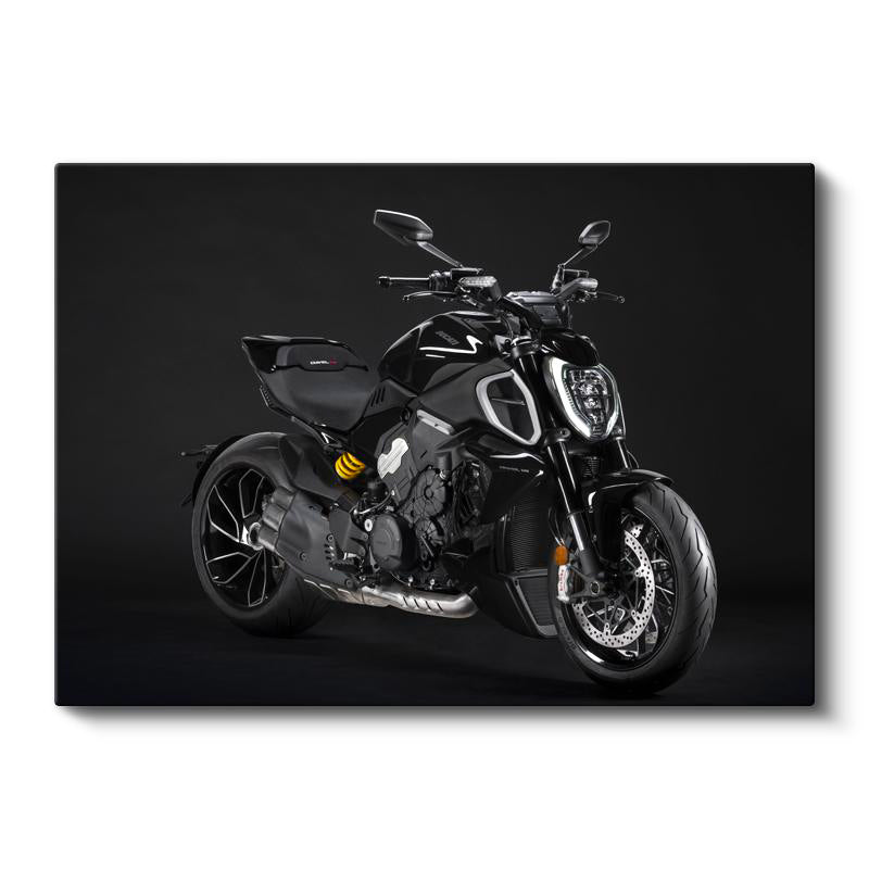 Yatay Kanvas Tablo Ducati XDiavel S Karanlık Mod Agresif Duruş Ducati Tablosu Ev Ofis Duvar Dekoru