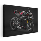 Yatay Kanvas Tablo Ducati Panigale V4 SP Aerodinamik Kanatçık Ducati Tablosu Ev Ofis Duvar Dekoru