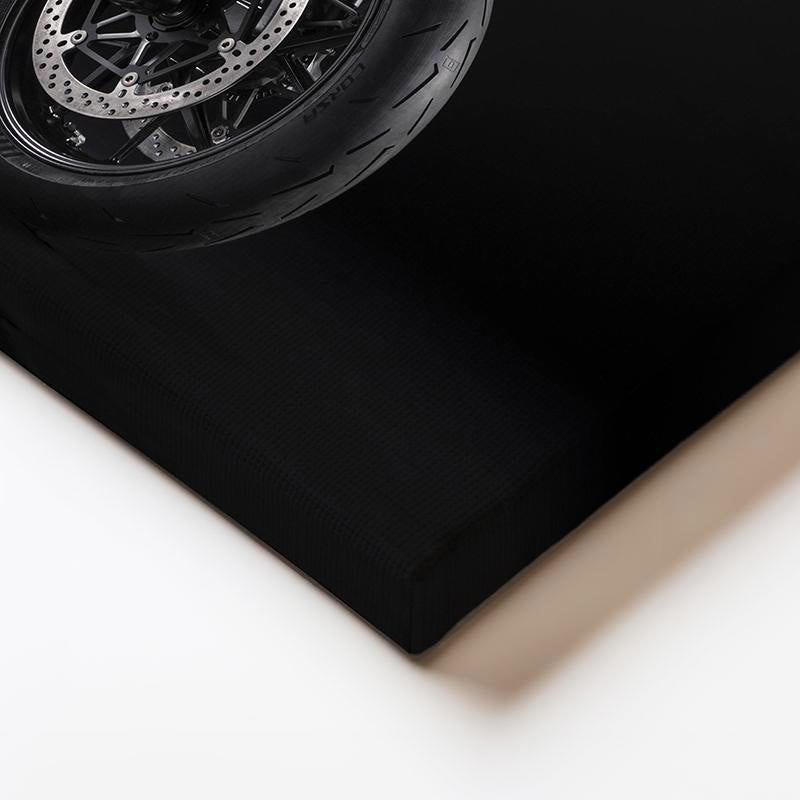 Yatay Kanvas Tablo Ducati Streetfighter V4 Kırmızı Naked Motosiklet Tablosu Ev Ofis Duvar Dekoru