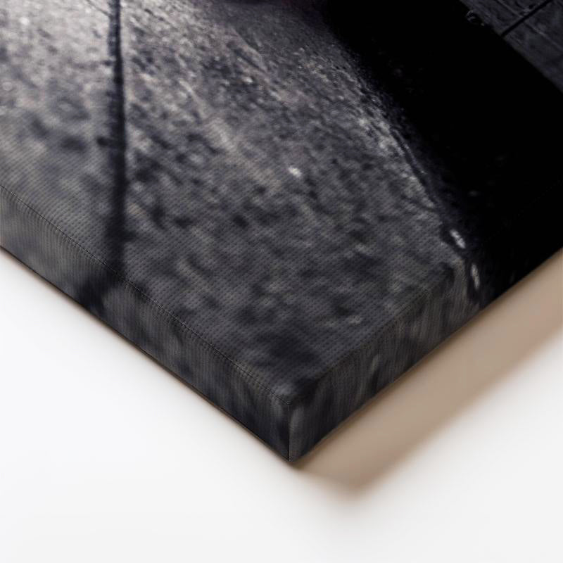 Yatay Kanvas Tablo Klasik Ford Izgara Detayı Sokak Araba Tablosu Ev Ofis Duvar Dekoru