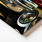 Yatay Kanvas Tablo Krom Tamponlu Klasik Buick Araba Tablosu Ev Ofis Duvar Dekoru